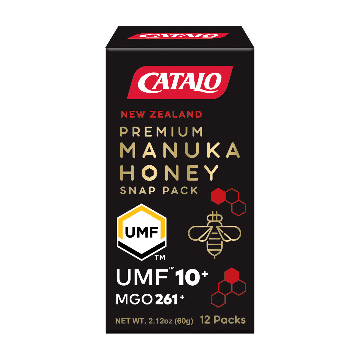 CATALO家得路活性麥蘆卡因子UMF®10+蜂蜜便攜裝,改善消化,提升抵抗力,抗氧化,適合養生人士。